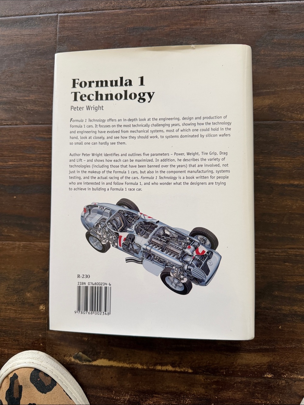 Formula 1 Technology by Peter Wright - White Cover with Red Race Car - Picture 2 of 7